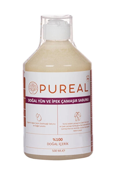 Pureal Doğal Yün, Ipek Ve Kaşmir Çamaşır Deterjanı - Lavanta Ve Sedir Uçucu Y...