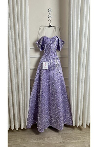 Onila فستان سهره خرز سماوي انيق وفاخر