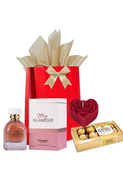 OEM Pachet cadou Femei, Apa de Parfum My Glamour 100 ml ,Ferrero Rocher 100 g...