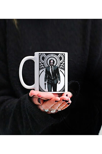 Darkia كوب من البورسلين بتصميم فيلم جون ويك مطبوع