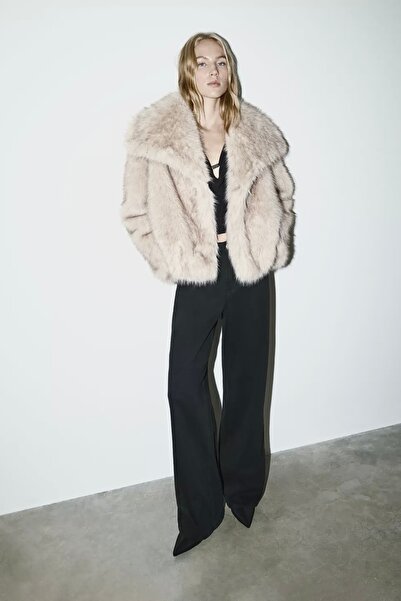 Moderk STRADI KISA SUNİ KÜRK CEKET MONT KABAN