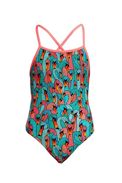 FUNKİTA ملابس سباحة للتدريب للفتيات من STP Swan See Swan – حزام ظهر متقاطع مزدوج