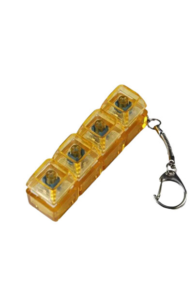 BalonKasaba Işıklı Klavye-Stres Giderici Anahtarlık-Click Sesli-Stress Keyboa...