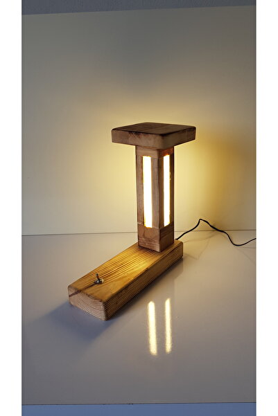 BC Tasarım LED Ahşap Aplik