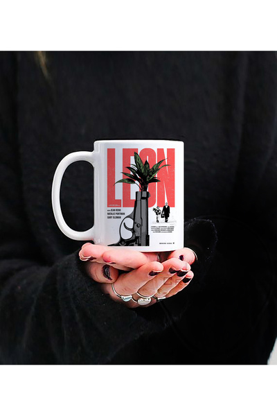 Darkia كوب من البورسلين بتصميم فيلم Pulp Fiction مطبوع