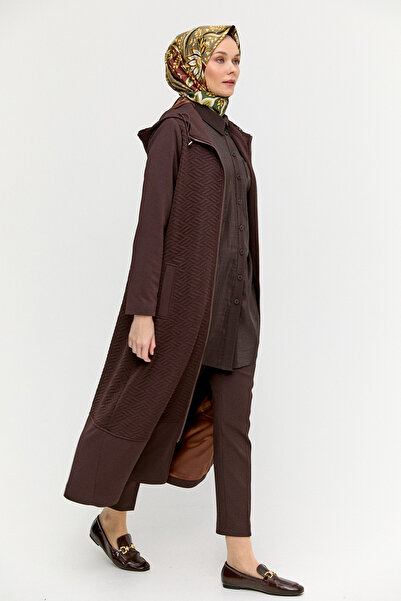 Setrms Stoperli Kapüşonlu Fermuarlı Kap