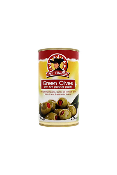 GUNZ Don Fernando Green Olives Stuffed with Peppers 350g box