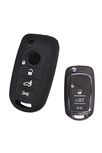 OTOHOUSSE Fiat Egea Cronos 500X Toro Dodge Neon Compatible Silicone Auto Key ...