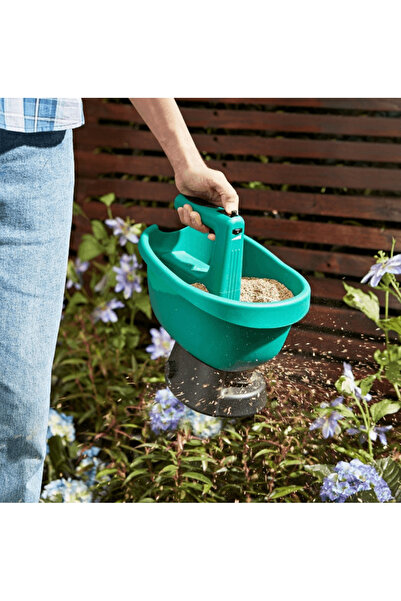 Selgot Seed Spreader, Green, 3L Capacity, Portable