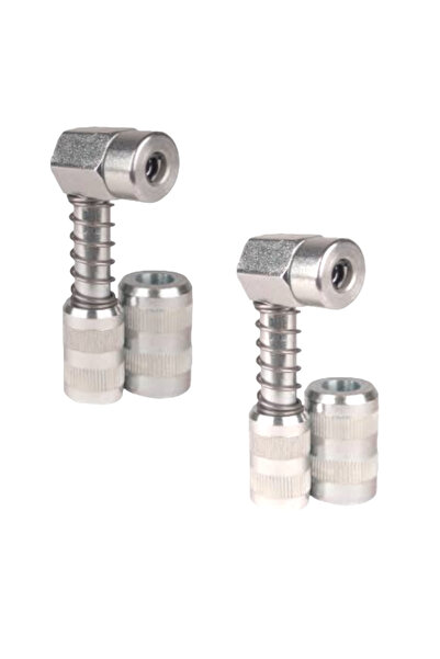 OEM Σετ 2 αξεσουάρ σύνδεσης για πιστόλι λίπανσης, με προέκταση 90 μοιρών, από...