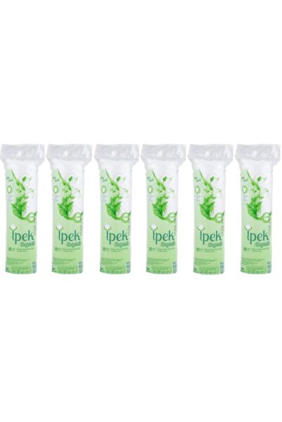 İpek Organik Makyaj Pamuğu 80'li X 6 Adet