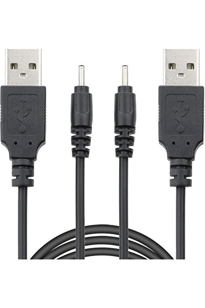 The Bros عبوة من كابلين USB إلى DC 2.0 مم بطول 3.3 قدم، USB 2.0 من النوع A ذك...