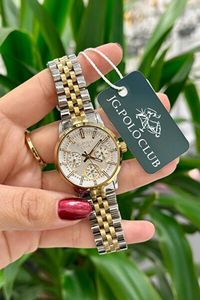 JG. Polo Club Orijinal Çelik Kasa Çelik Kordon Su Geçirmez 2 Yıl Garantili Ka...