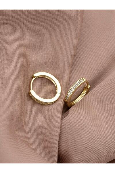 Zuum XUPING ÖZEL SERİ 14K ÇOCUK BOY HALKA ÇELİK KÜPE