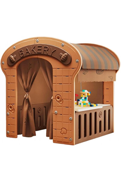Nichiduta Garden Brown Bakery children's playhouse, illuminated, elegant entr...
