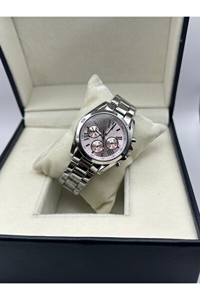 chaoyada New Model Women's Wrist Watch Silver Pink in Gift Box
