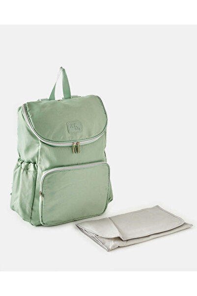 REDTAG Green Diaper Bag With Changing Mat (2 Piece)