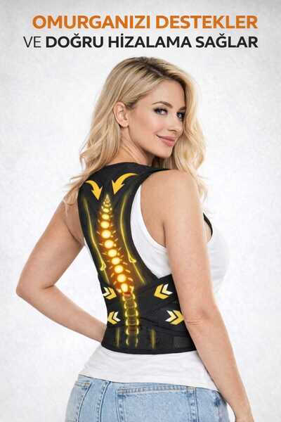UYDEE Dik Duruş Korsesi Medikal Bel Korsesi Bugün Fiyatı Düşenler Kamburluk Ö...