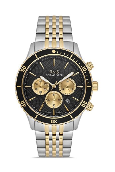 RMS Zeitmeister Rms.1.Ag2122.42 Functions Active Crystal Glass 5 Atm Water Re...