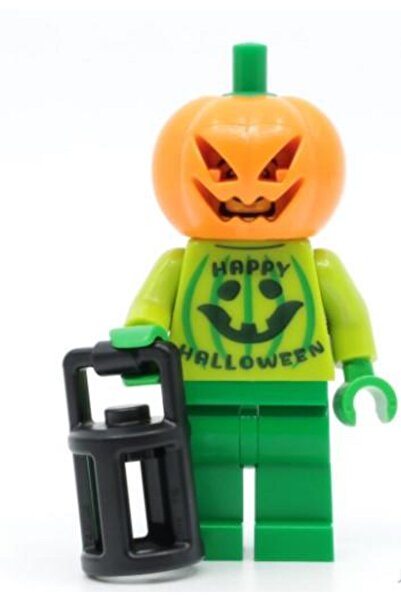LEGO Orjinal Minifigür Halloween character with a Jack O’ Lantern Costume