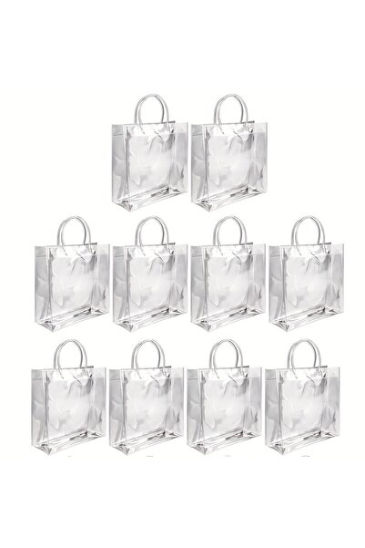 choice2 20x20x8cm 10CPS 5/10/20PCS Transparent Plastic Gift Bag with Handle R...