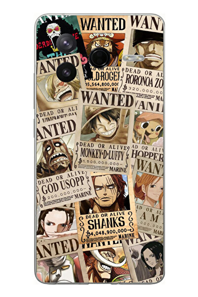 TechTree حافظة سيليكون مطبوع متوافقة مع Poco F7 Pro بتصميم صحيفة ون بيس