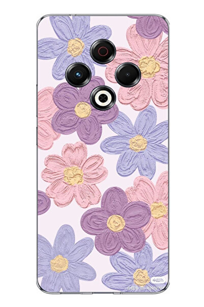 TechTree حافظة سيليكون متوافقة مع تكنو سبارك 30، ملونة على شكل زهرة الأقحوان،...