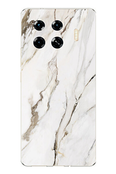 TechTree حافظة سيليكون متوافقة مع هاتف Tecno Spark 20 Pro+ Plus باللون الأبيض...