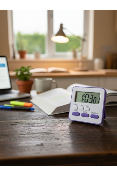 gaman Dijital Masa Saati & Kronometre - Alarm, Geri Sayım ve Zamanlayıcı Özel...