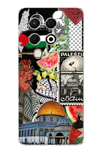 TechTree حافظة سيليكون متوافقة مع هاتف Tecno Spark 30 Pro من فلسطين فريديتي ك...