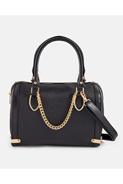 REDTAG حقيبة نسائية سوداء مزخرفة