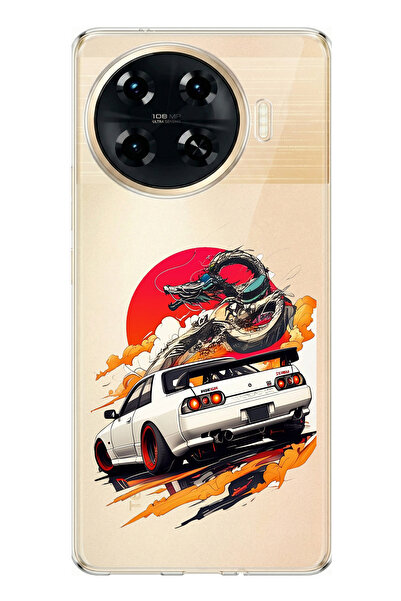 TechTree حافظة سيليكون مطبوع متوافقة مع هاتف Tecno Spark 20 Pro+ Plus بتصميم ...