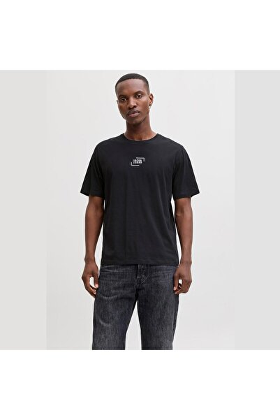 Jack & Jones Grafička muška crna majica (12268415-B)
