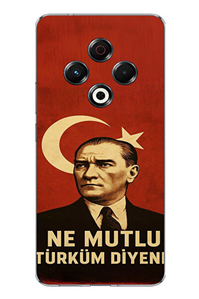 TechTree Tecno Spark 30 Compatible What a Happy Turkey Flag Ataturk Printed S...