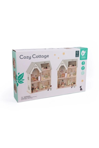 Classic World Ahşap Bebek Evi Cozy Cottage