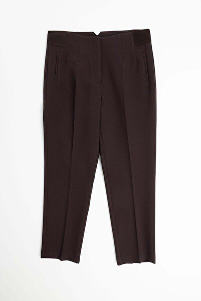 Ekol Beli Kalın Lastikli Boru Paça Pantolon