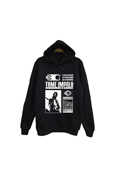 fame-stoned Trupa de muzică Tame Impala cu imprimeu Unisex bumbac 100% cu glu...