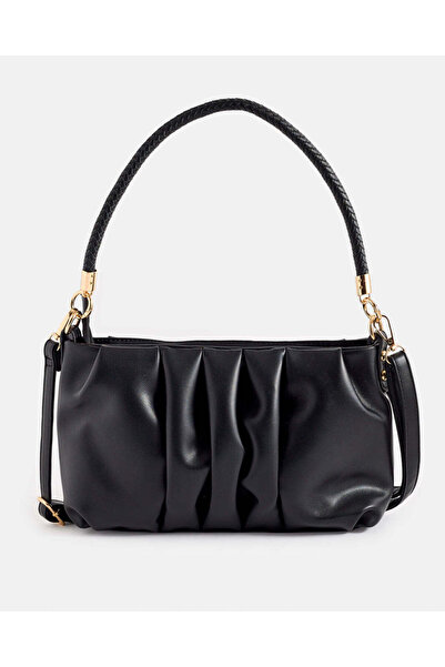 REDTAG Women Black Embellished Crossbody Bag