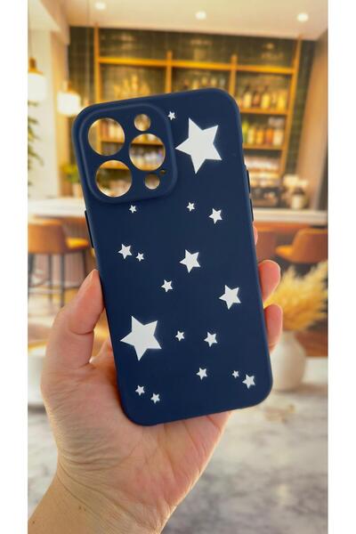 Vip Case iPhone 14 Pro Max Compatible Mini Star Pattern Silicone Shock-Absorb...