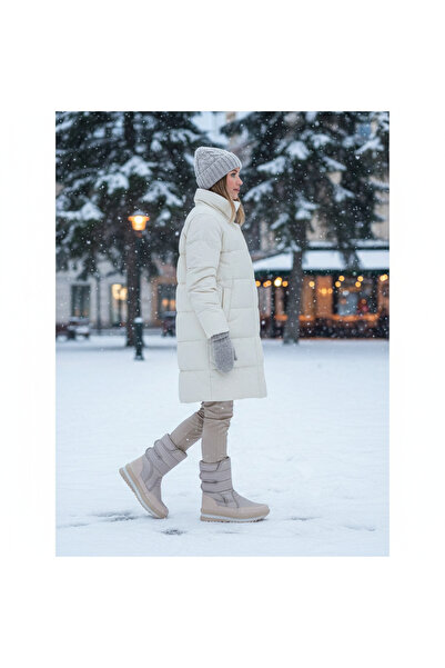 Deniz Terlik Women's Plush Non-Slip Sole Orthopedic Snow & Rain Boots |   Sno...