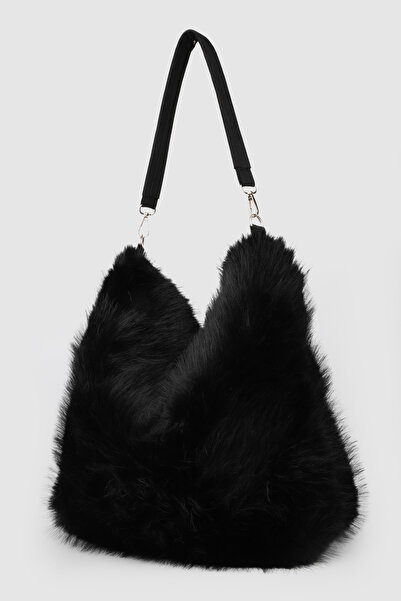 La La'Graccio Paris La'Graccio Paris Laco Büyük Boy Peluş Omuz Çantası