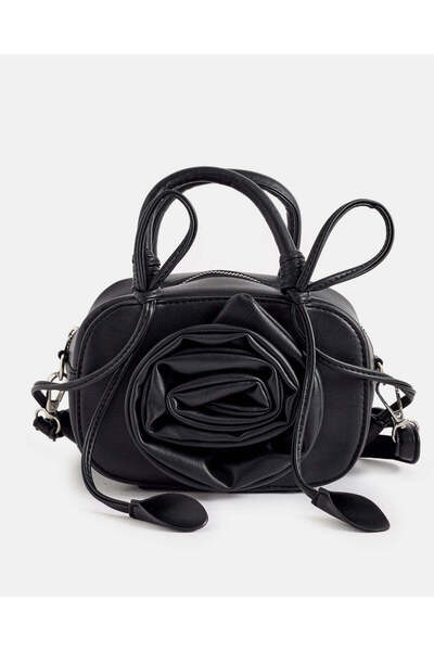 REDTAG Women Black Embelished Day Bag