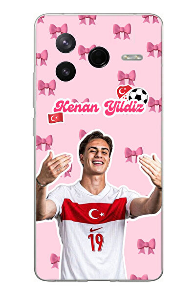 TechTree Poco F7 Pro Compatible Kenan Yıldız Kurdele Printed Silicone Case