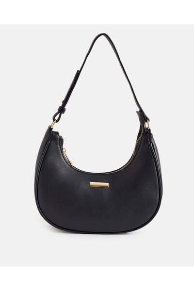 REDTAG Women Black Embellished Shoulder Bag