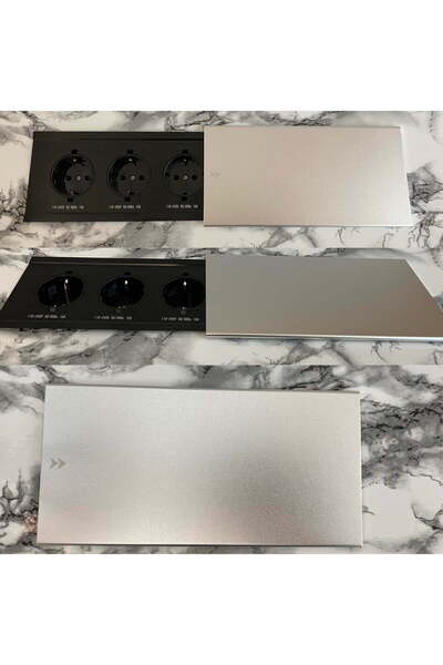 MOGODA Priză de blat, MOGODA, Birou sau Bucătărie, 2 Prize, 1 x USB-C 5V 2.1A, 1 x USB-A, Fără cablu