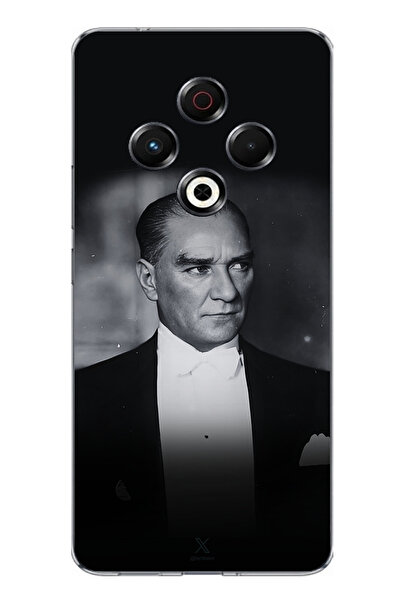 TechTree أناقة وروعة متوافقة مع تكنو سبارك 30: حافظة سيليكون مطبوع من أتاتورك...