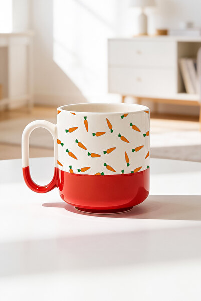 BB TRADE Carrot Design Ceramic Printed Pro Mug Cup 330ml
