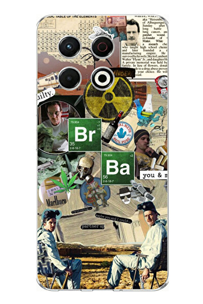 TechTree حافظة سيليكون متوافقة مع هاتف Tecno Spark 30 Pro من Breaking Bad Col...