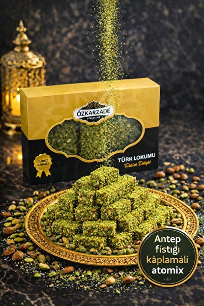 ÖZKAR ŞEKERLEME Kuruyemişli Antep Fıstıklı Lokum 1 kg