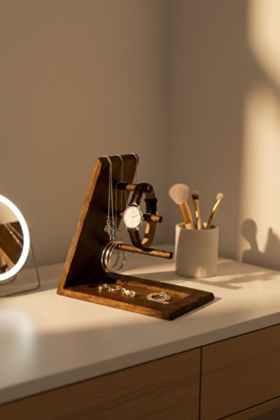 HOME ALL Handmade Wooden Jewelry Stand |   Watch, Bracelet, and Ring Organizer